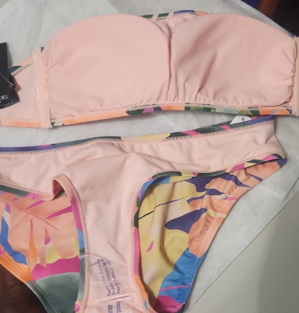 PALMACEA Women's Tropical Print Bikini - Picture 3 of 6